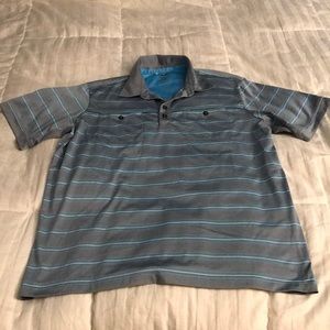 Adidas Golf Polo. Silver/Grey. Large.